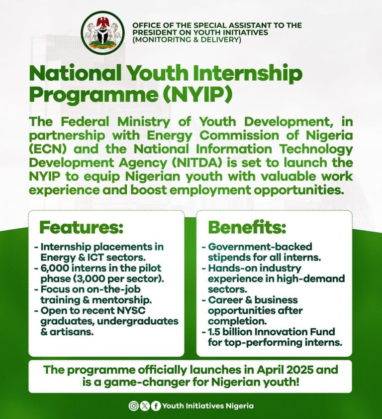 National Youth Internship Programme (NYIP)