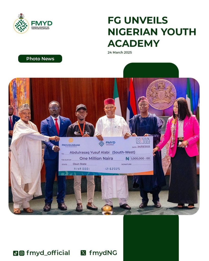 Nigerian Youth Academy (NiYA) Launches: Empowering 7 Million Youths for ...