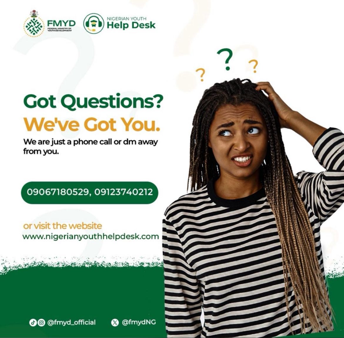 The Nigerian Youth Help Desk is Active