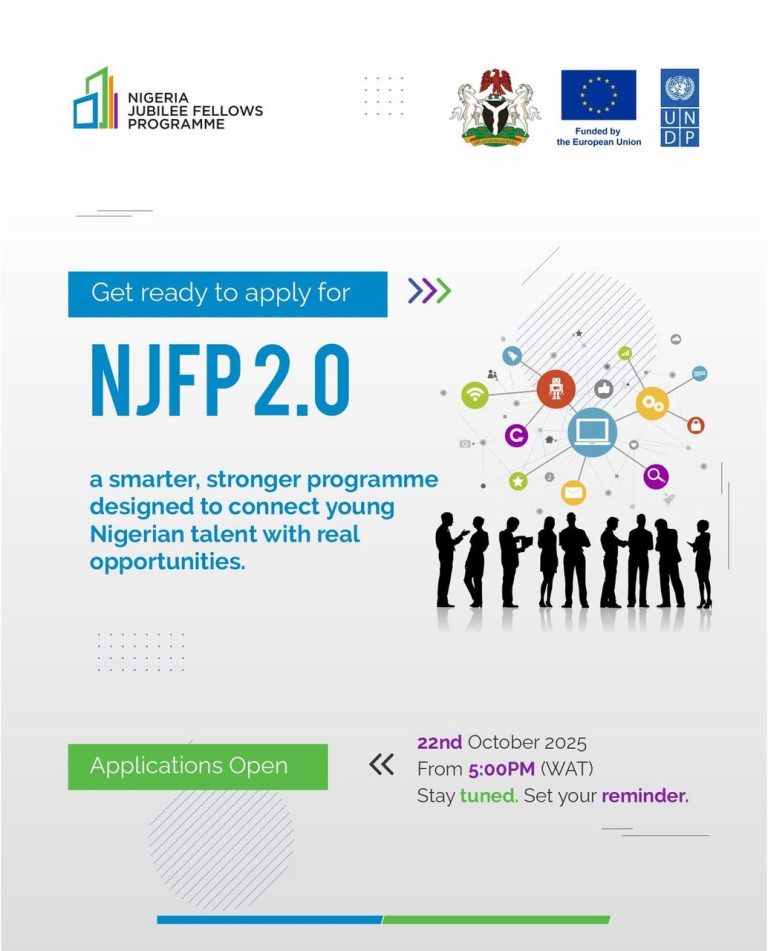 Nigeria Jubilee Fellowship Programme (NJFP) 2.0